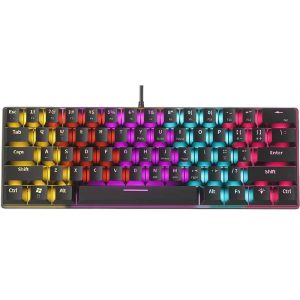 Armaggeddon MKA-1C NEO PsychSwift 61 Keys Mechanical Linear Keyboard, MKA-1CLIN - Black