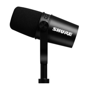 Shure MV7X XLR Podcast Microphone + Bietrun MZJ04-02 Microphone Boom Arm Stand - New