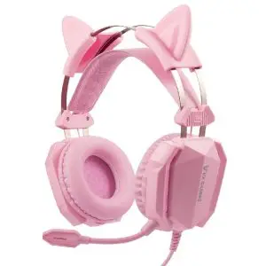 VX Gaming Purr Series Gaming Headset - Pink