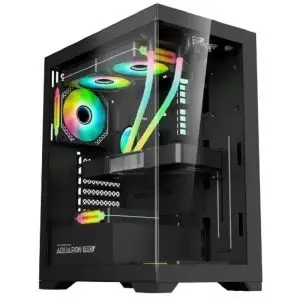 Armaggeddon Aquaron Pro ATX Gaming Case - Black