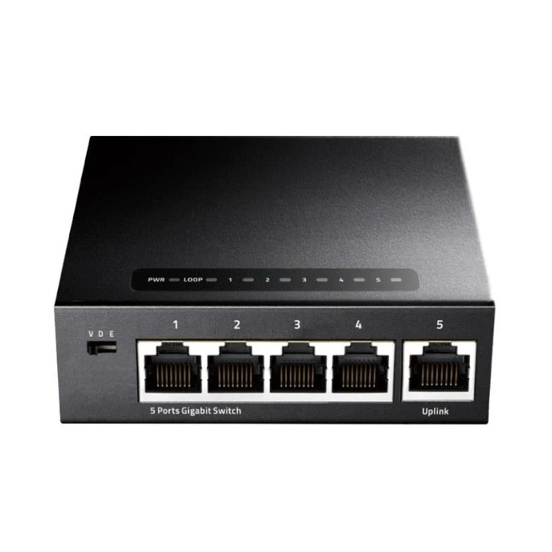 Cudy 5 Port Metal Gigabit Desktop Switch. GS105